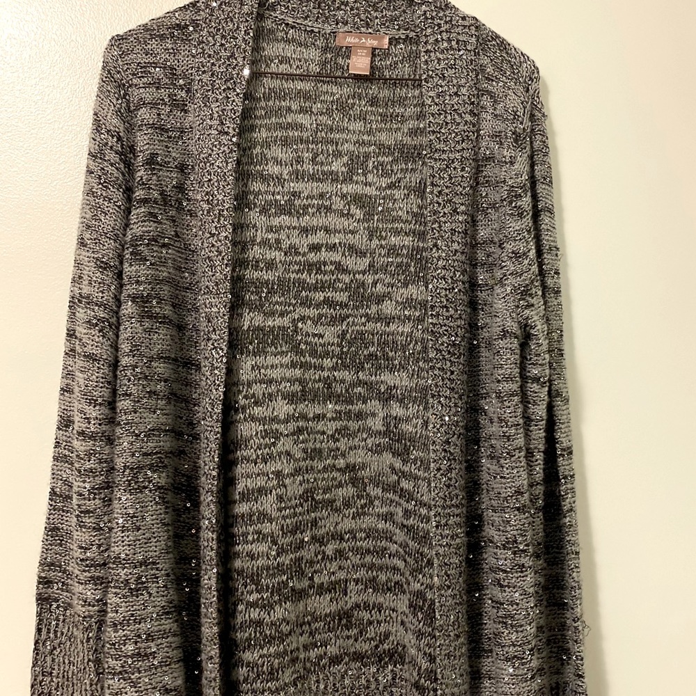 Sparkly grey cardigan